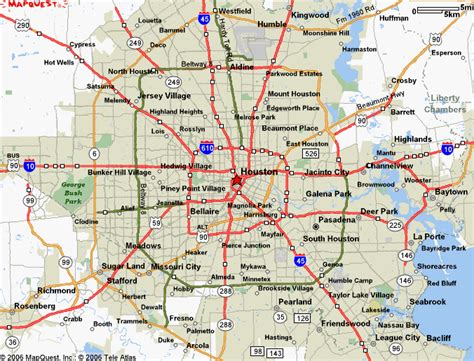 Printable Map Of Houston Tx