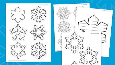 Printable Snowflake Templates Free