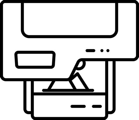 printer icon drawing, Printer icon, outline style 14224691 vector art at vecteezy