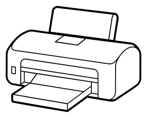 printer ward drawing, Draw a printer