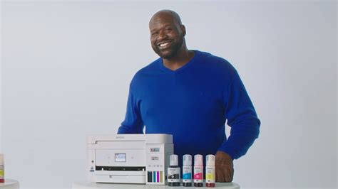 printer with refillable ink tank shaq, Shaq inks deal with pc printer maker epson. Shaq epson printer inks deal ink tank maker pc