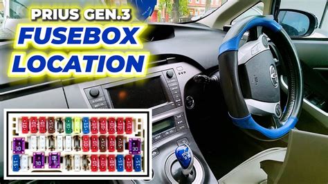 prius fuse box location 