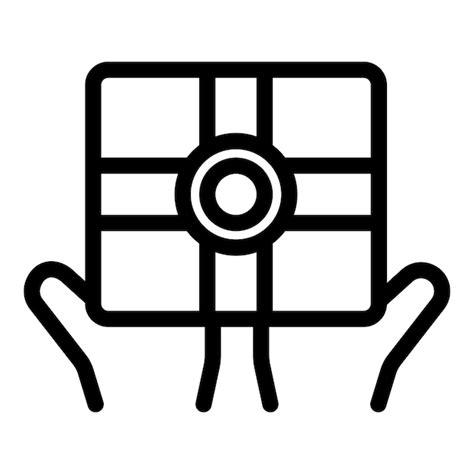 processor person icon, Processor basic straight flat icon