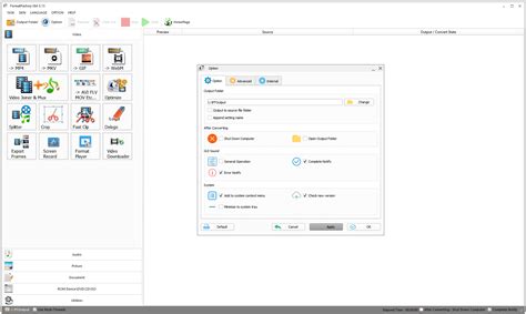 program format factory, Factory format. Format factory