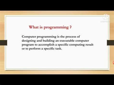 programming kya hota hai, Programming kya hai प्रोग्रामिंग क्या है और इसके कितने प्रकार हैं