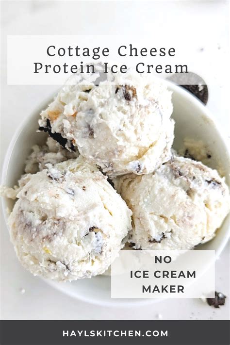 protein ice cream with cottage cheese