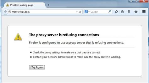 proxy server refusing connections, روش ساده حل ارور the proxy server is refusing مرورگر