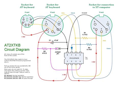 ps 2 mouse wire schematic 