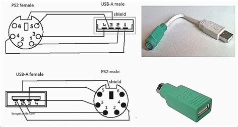 ps2 to usb wire diagram 