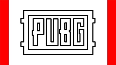 pubg logo drawing, Pubg logo drawing step by step how to draw pubg mobile, 42% off