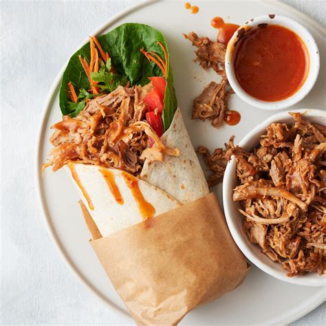 pulled pork wrap