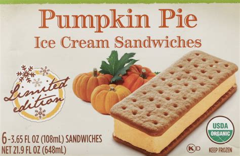 pumpkin pie ice cream sandwich