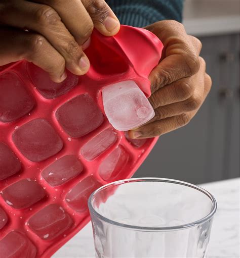 push out ice cube trays
