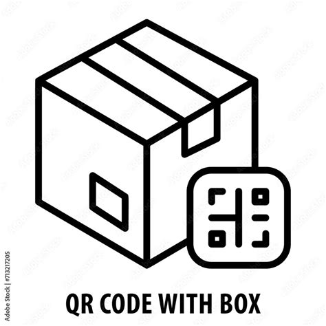 qr code backl of box, Qr code over box vector design 4832687 vector art at vecteezy