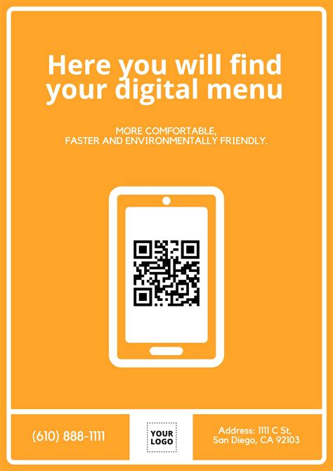 qr code inforamtion poster, Qr codes information banner template. poster with qrcode and scanner