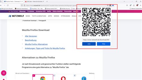 qr code von firefox, Pairing authentication. Firefox for android beta: a good first effort
