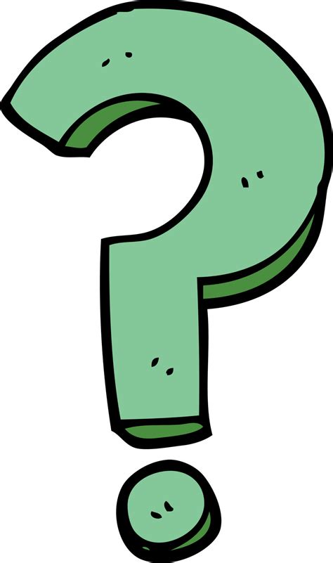 question mark cartoon no background, Question mark transparent