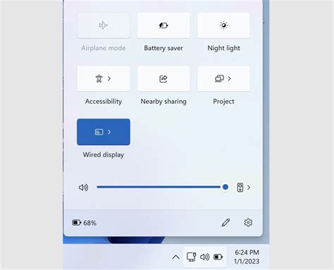 quick settings windows 1.0, How to customise quick settings in windows