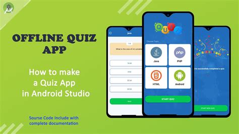 quiz app android studio, Android studio