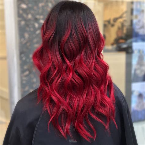 röd permanent hårfärg