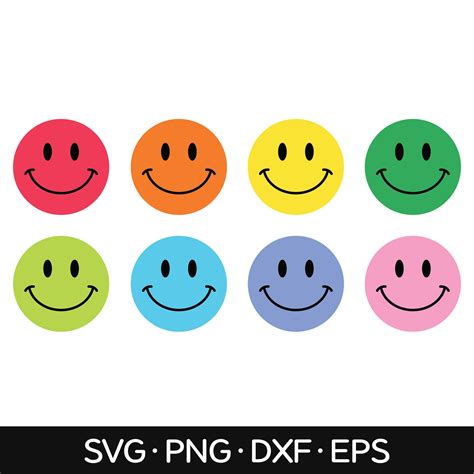 rainbow smiley face clip art, Rainbow smiley face svg files, happy face svg, smiley face clip art