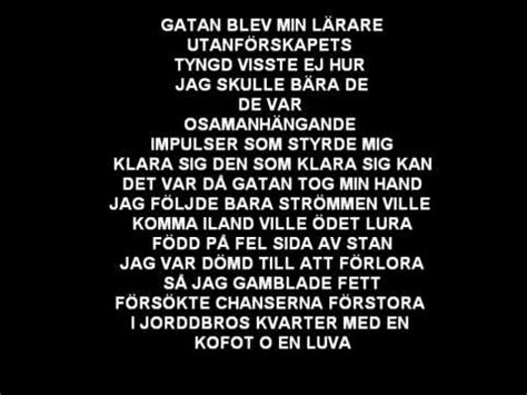 rap texter på svenska