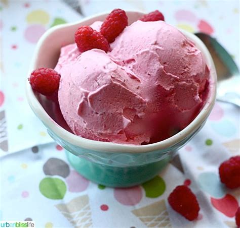 raspberry sherbet recipe for ice cream maker