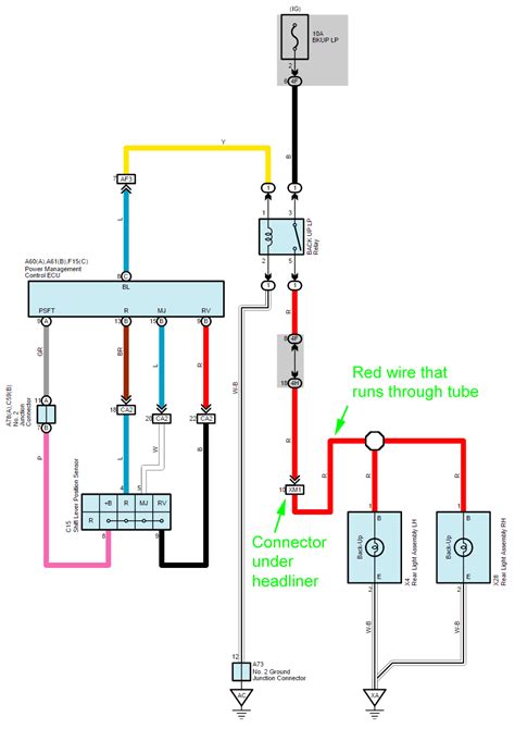 rav4 reverse light wiring diagram 