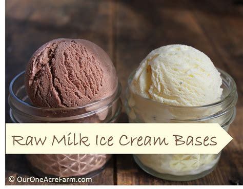 raw milk ice cream