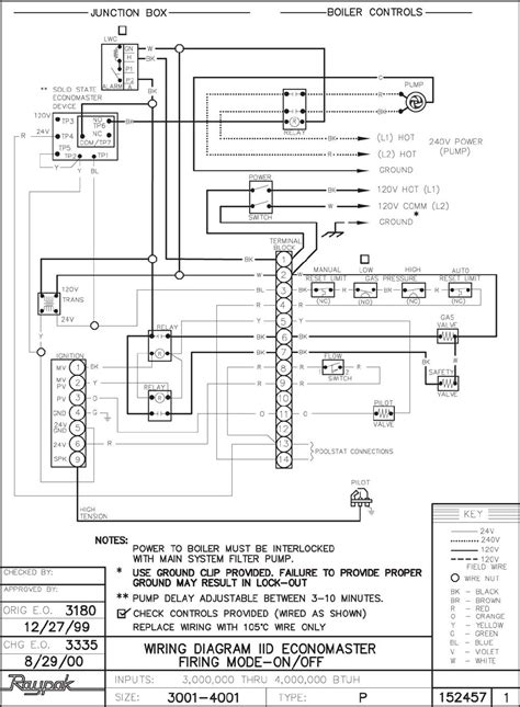 raypak 552 wiring diagram 