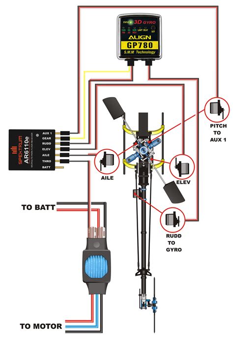 rc heli wiring diagram 