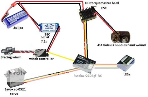 rc rock crawler wiring diagrams 