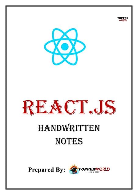react handwritten notes pdf, React-handwritten-notes (1).pdf