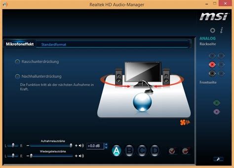 realtek hd audio driver for windows 7, Realtek hd audio no rear sound