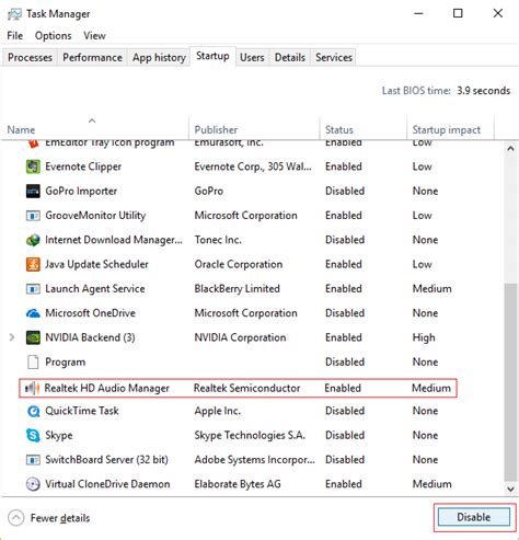 realtek hd audio manager disable startup, Realtek fix realtek hd audio manager missing from windows 10 simple