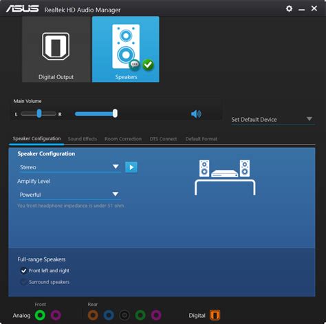 realtek hd audio manager how to reset settings, Realtek high definition audio drivers 6.0.9459.1 update
