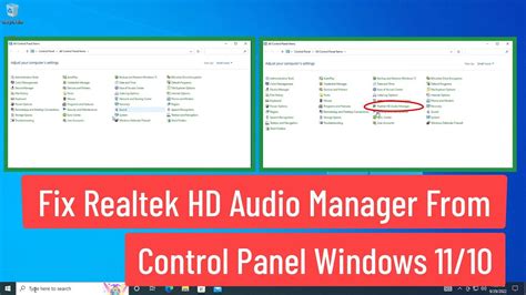realtek hd audio manager missing in control panel, Realtek hd audio drivers x64 download for windows free