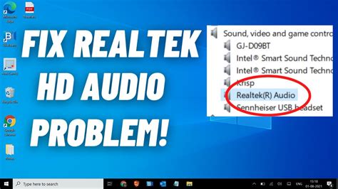 realtek hd audio manager problem, Realtek audio manager windows 11