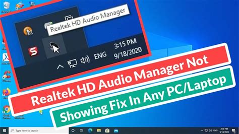realtek hd audio not working, How to open asus realtek hd audio manager
