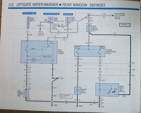 rear defrost wiring diagram 