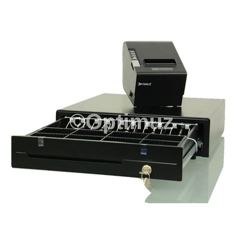 receipt printer and cash drawer, 4-in-1 pos kit with cash drawer