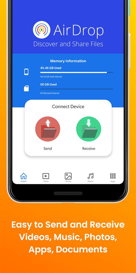 receive airdrop on android, Receive airdrop