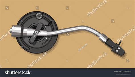 record player arm cartoon, Cartoon long playing record. retro record player. cartoon long playing