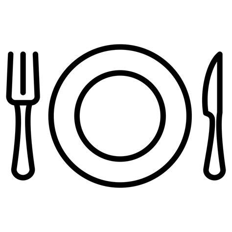 rectangular table settings icon, Table settings icon vector illustration 41411669 vector art at vecteezy