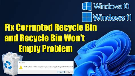 recycle bin won't empty windows 11, Windows 11 recycle bin empty. How to restore a deleted file from recycle bin on windows