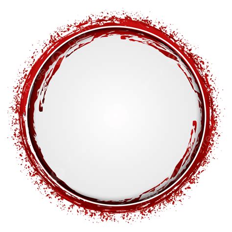 red border circle art background, Shiny red white transparent, shiny red circle frame, round, border
