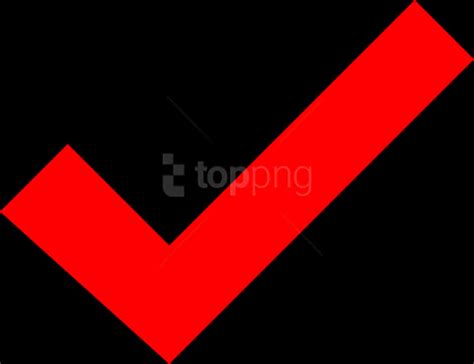 red check mark black background, Download red check mark black background.png