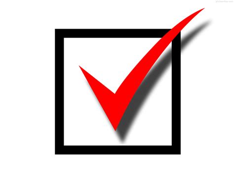 red check mark text white background, Checkmark kindpng. Red check mark transparent background , transparent