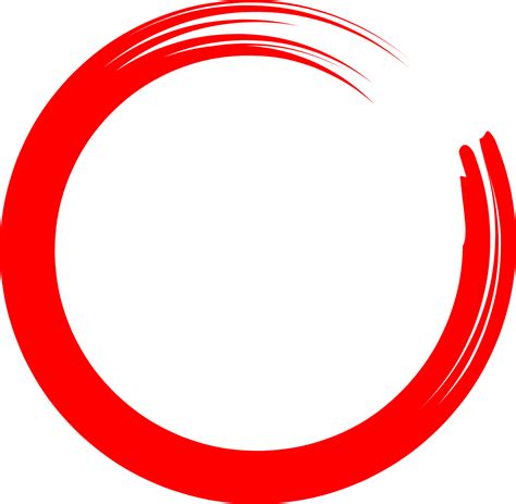 red circle logo no background, Round circle logo icon no sign symbol red design transparent background