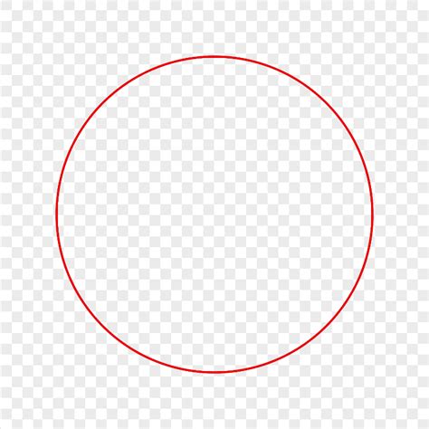 red circle with line transparent background hd, Red circle line png transparent background png photo on pnghq.com